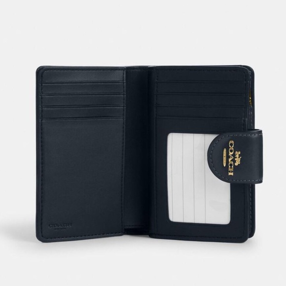 Coach Zip medium Wallet in signature canvas - Picture 2 of 4